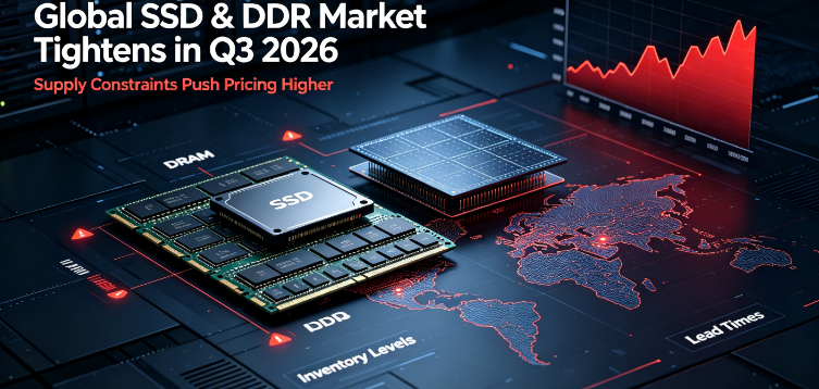 Yapay Zeka Odaklı Arzın Sıkıntısı Ortasında Küresel SSD ve DDR Fiyatları 2026'nın 3. Çeyreğinde Arttı; GUDGA Küresel B2B Ortakları için İstikrarlı Tedarik Sağlıyor