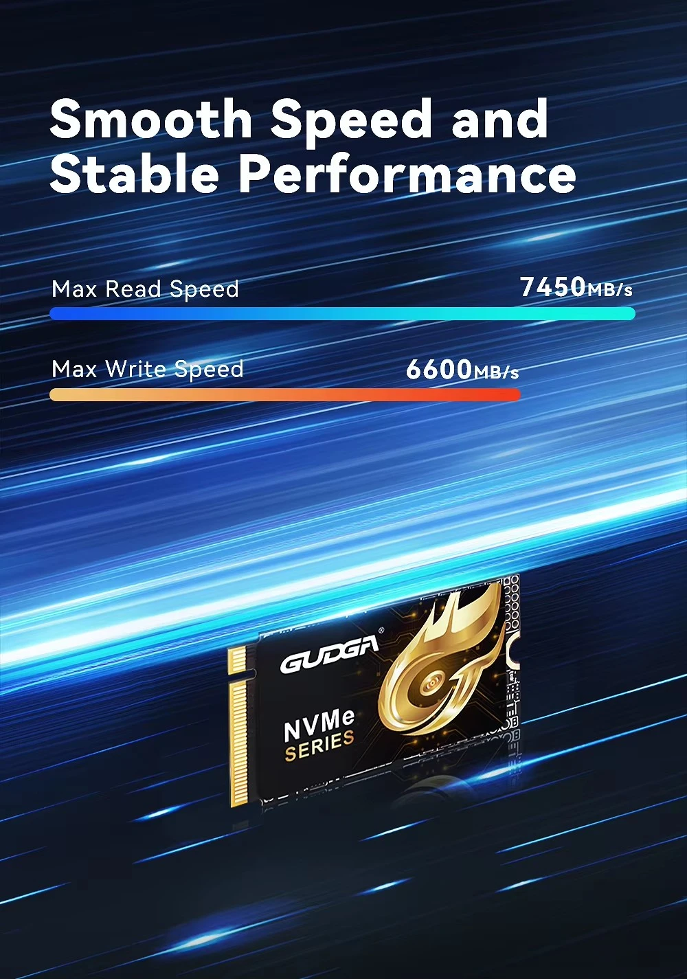 2242 Length PCIE 4.0 NVMe SSD 7000MB/s 
