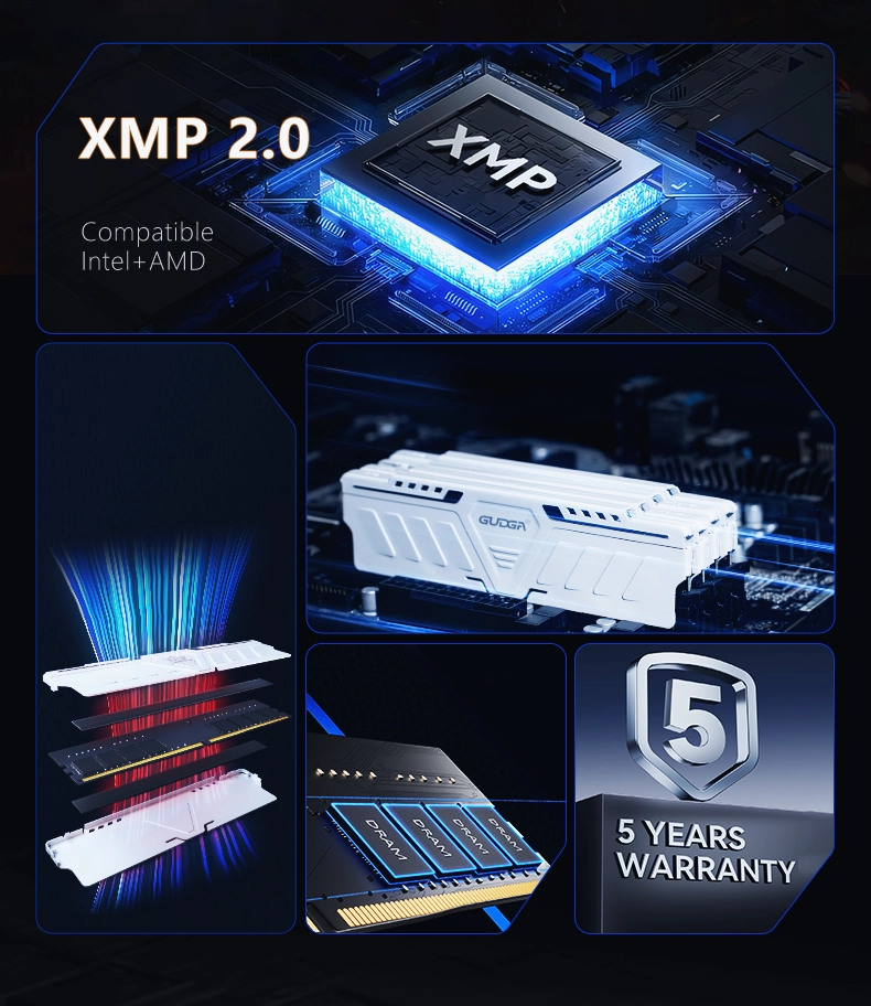 Fast Speed Computer Desktop DDR4 Memory for Gaming